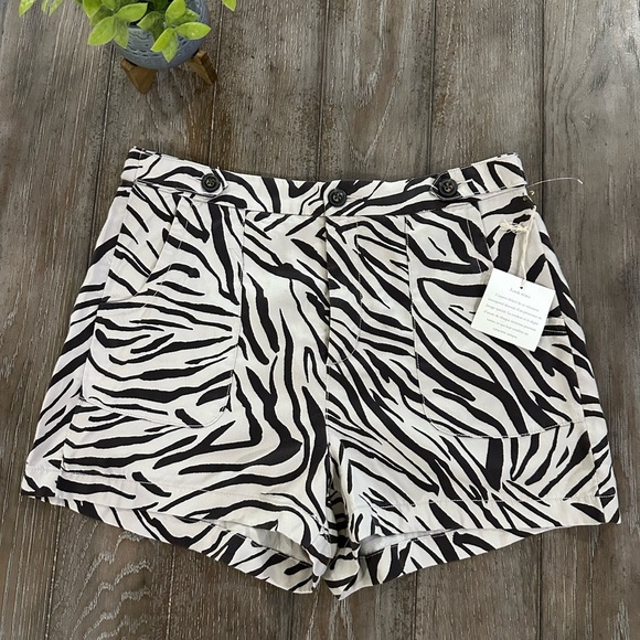 Cynthia Rowley Pants - Cynthia Rowley Zebra Print Women's Shorts